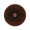 Architectural Products By Outwater 2-1/2 in H x 4-1/2 in Dia Stained Cherry Hardwood Bun Foot Leg for Furniture 3P5.11.00101